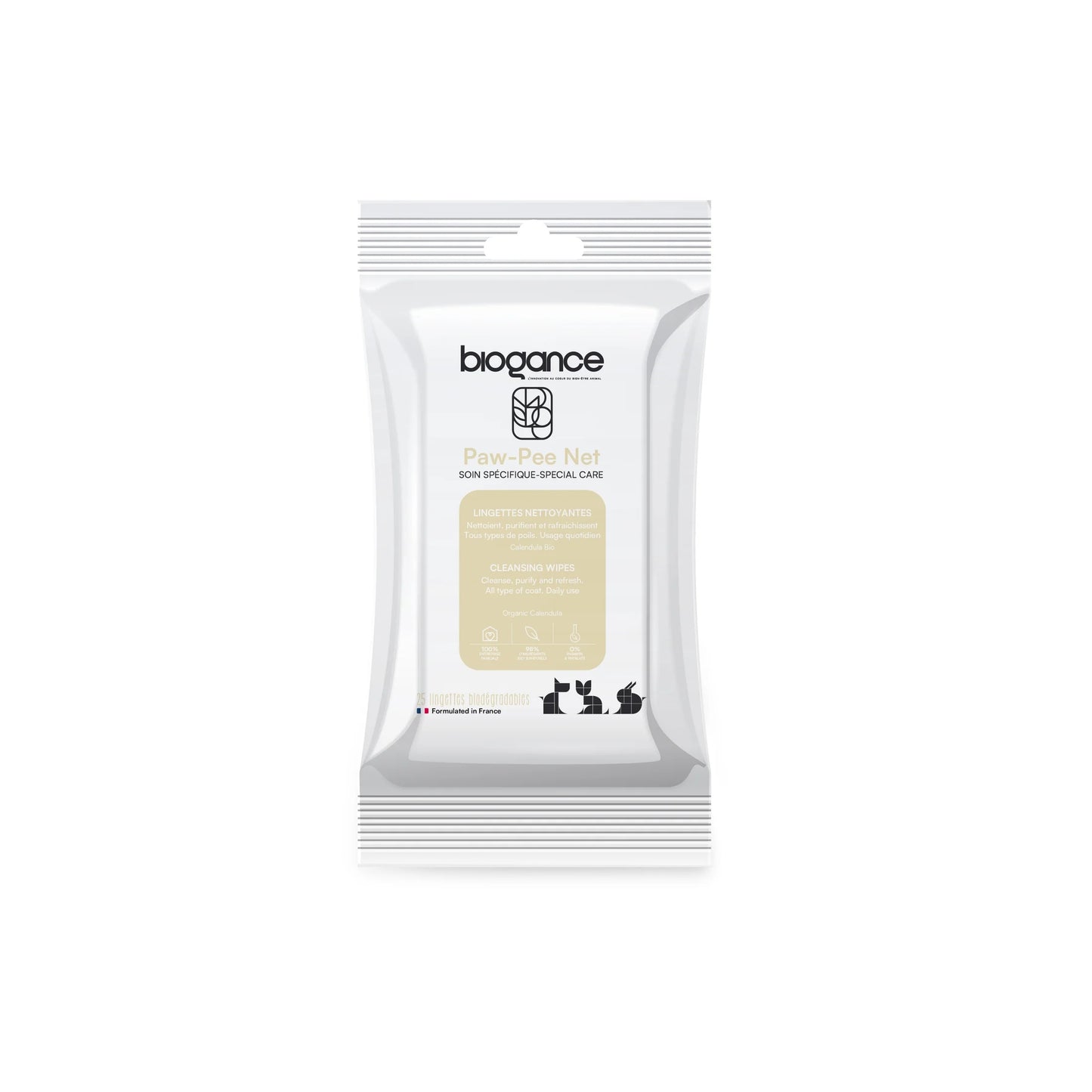 Biogance - Lingettes Nettoyantes - 25 Pcs