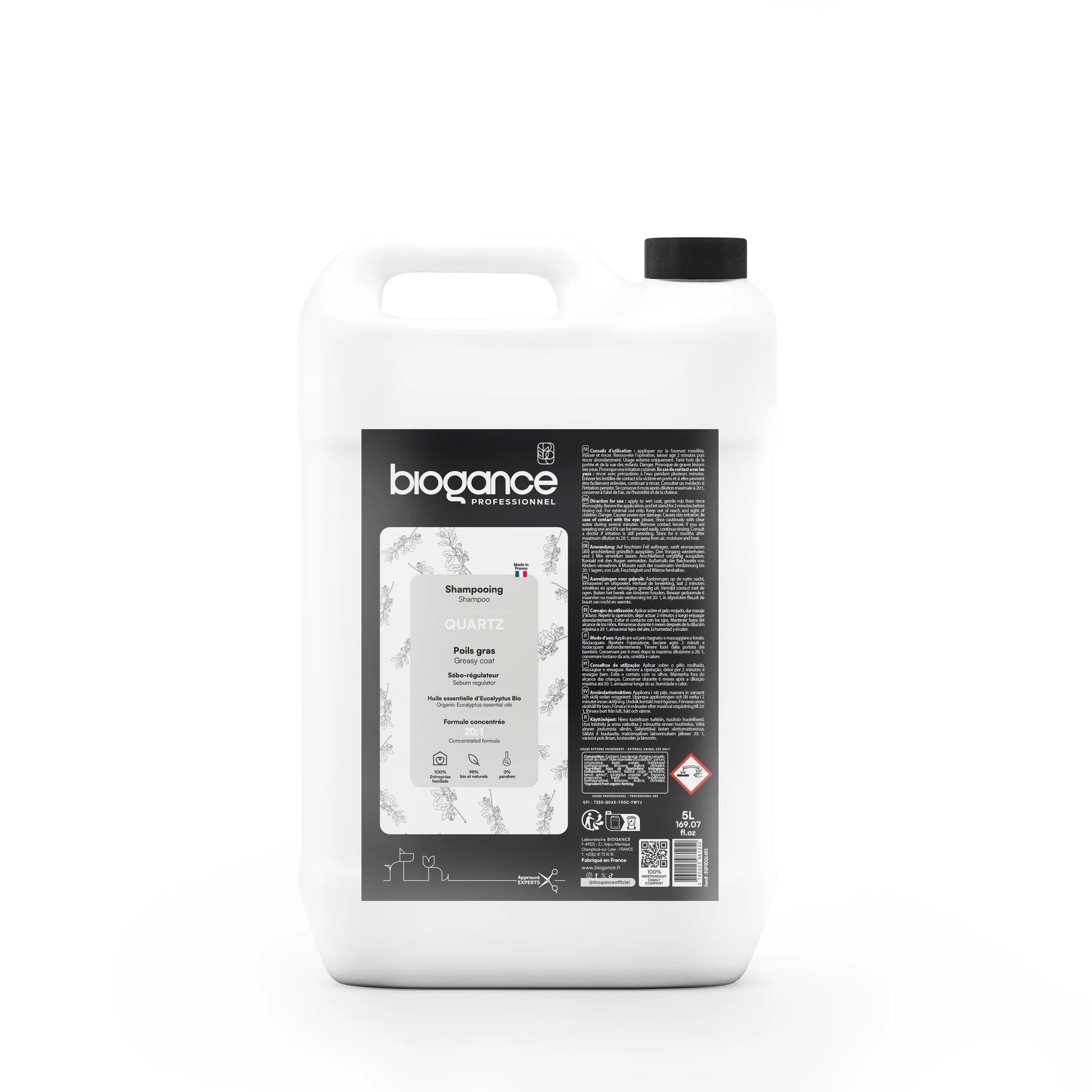 Biogance - Shampoing Degraissant - Quartz