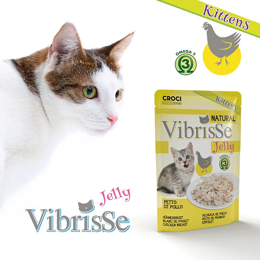 Vibrisse Kitten - Pouch Jelly - Chicken Breast