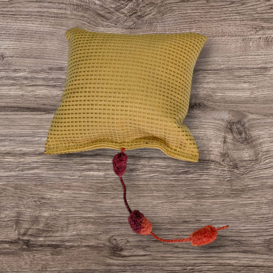 Coussin à la valériane - Moyen - Moutarde