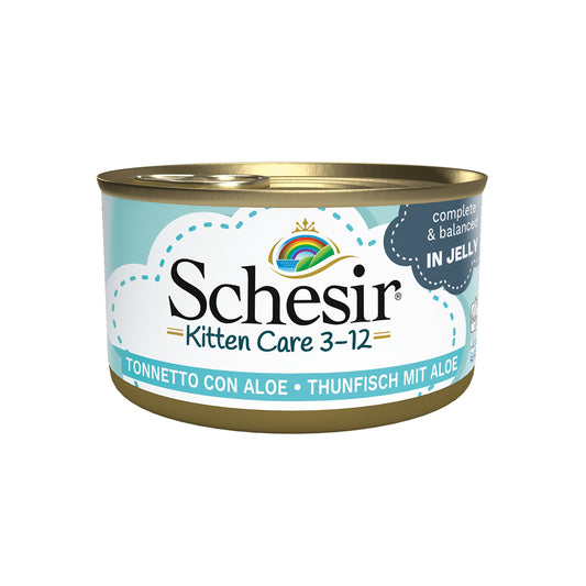 14x Schesir Kitten - Gelée - Thon Et Aloes