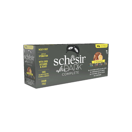 Schesir After Dark Filet - Bouillon - Variety Pack - 12 boîtes 80 g