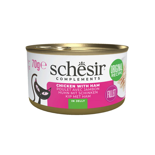 12x Schesir Gelée - Poulet Et Jambon