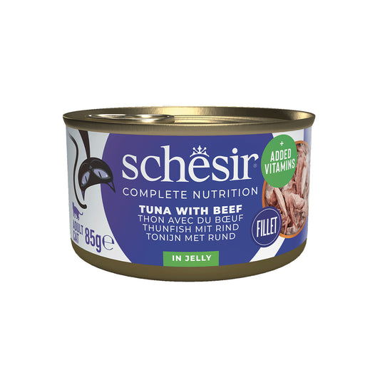 12x Schesir Gelée - Thon Avec Bœuf