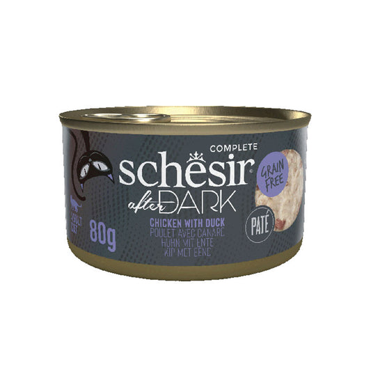 12x Schesir After Dark - Paté - Poulet Et Canard