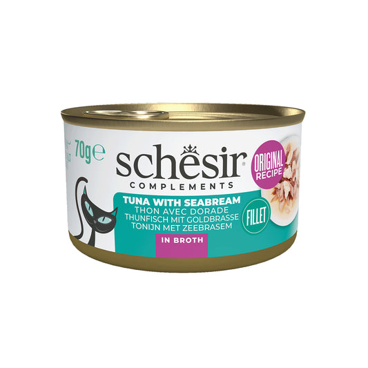 12x Schesir Bouillon - Thon Et Dorade