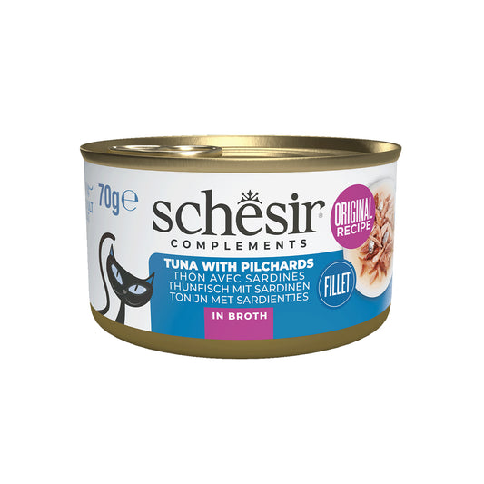 12x Schesir Bouillon - Thon Et Poisson Pelagique
