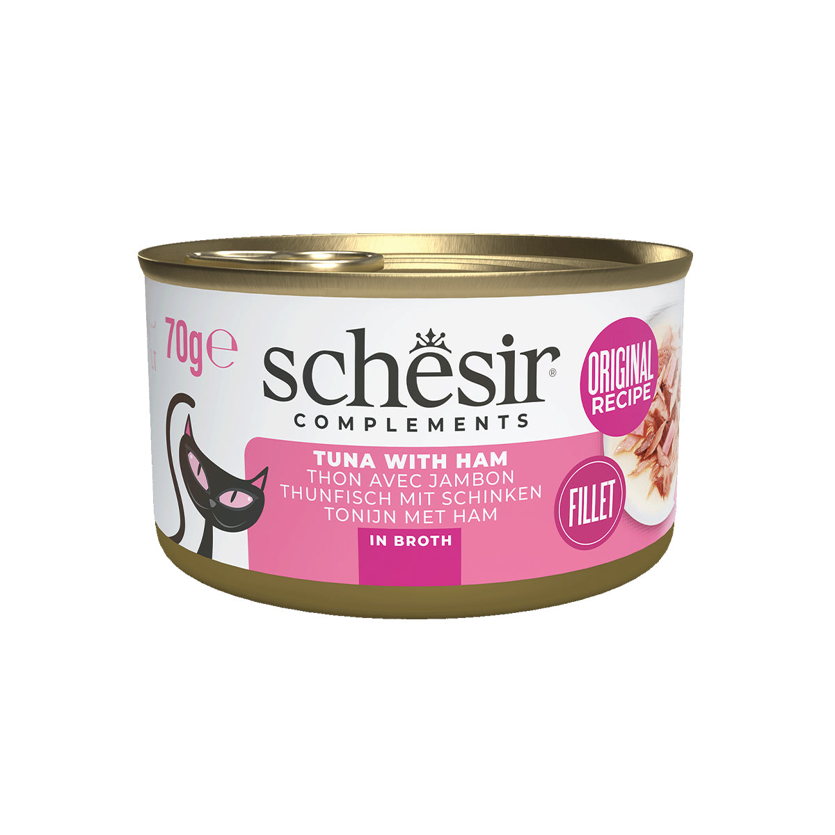 12x Schesir Bouillon - Thon Et Jambon