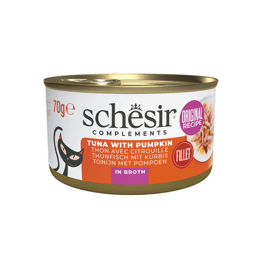12x Schesir Bouillon - Thon Et Citrouille