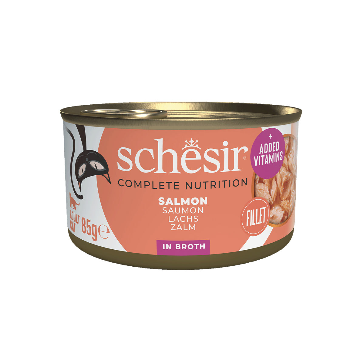 12x Schesir Bouillon - Saumon Au Naturel