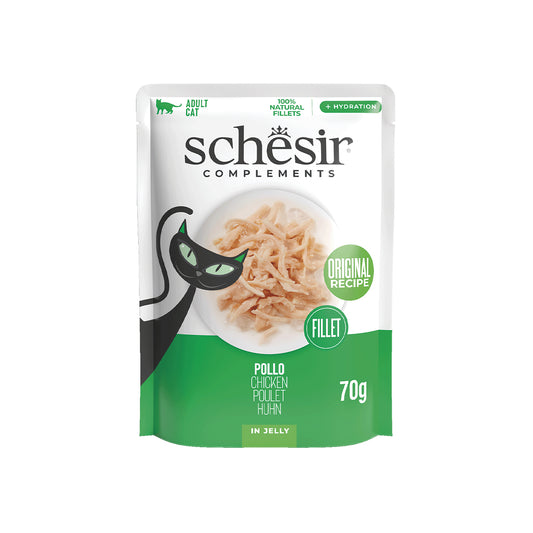 12x Schesir Gelée - Filets De Poulet