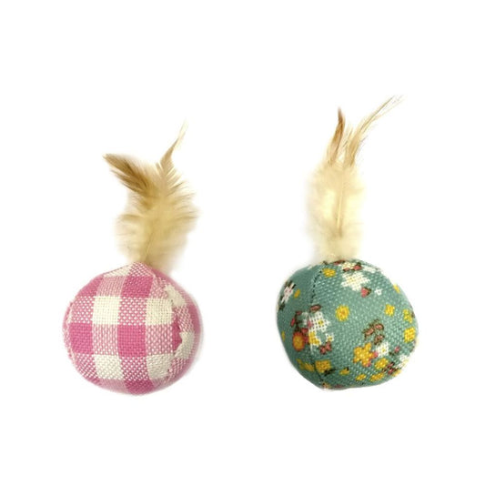 Feather Ball with catnip