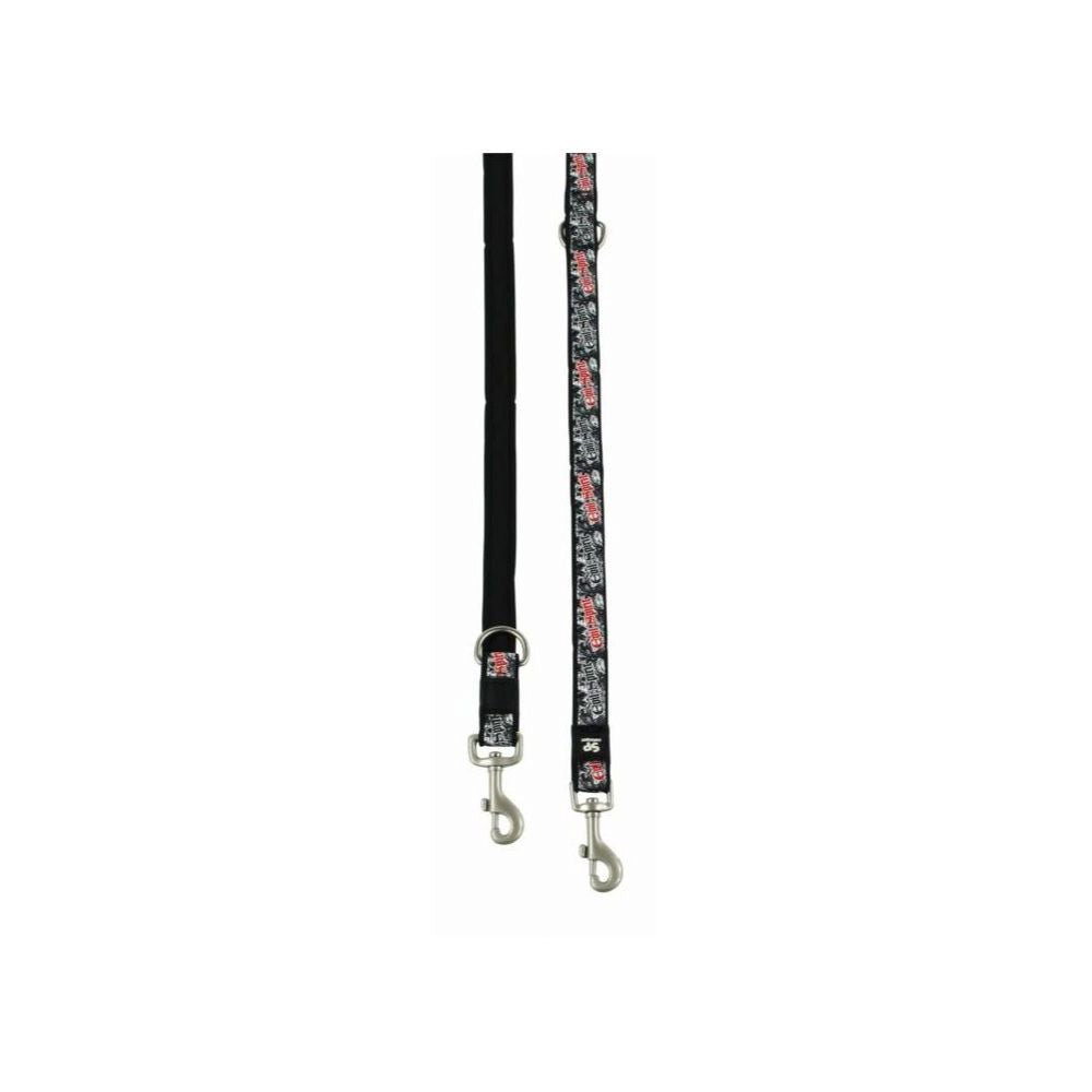 Laisse Trend Line noir/rouge