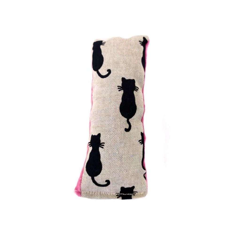 Coussin à la valériane - Moyen - Rose avec chats