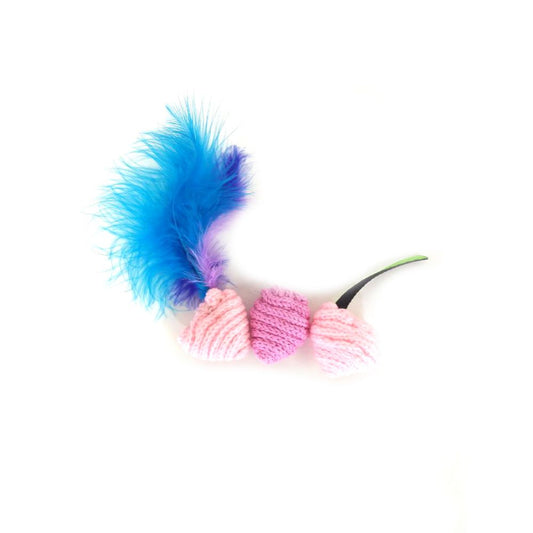 Pack de 3 boules au catnip - Rose