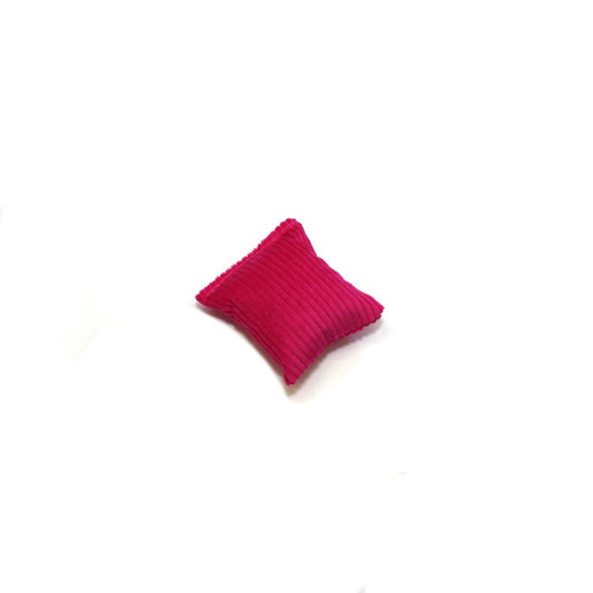 Coussin à la valériane - Moyen - Velours côtelé pink