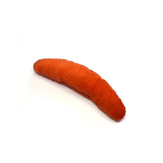 Coussin à la valériane - Banane - Velours côtelé rouge