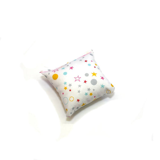 Coussin à la valériane - Moyen - Blanc avec motif