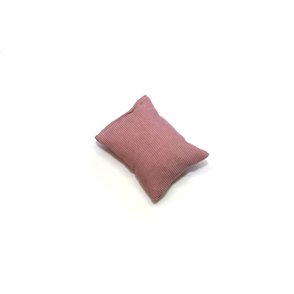 Coussin à la valériane - Moyen - Velours côtelé fin rose clair