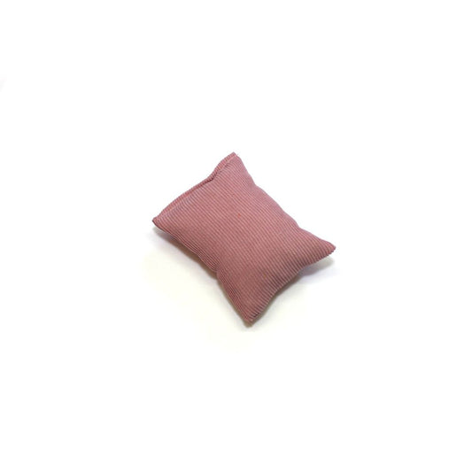 Coussin à la valériane - Moyen - Velours côtelé fin rose clair
