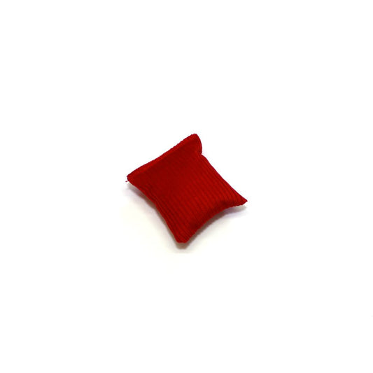 Coussin à la valériane - Moyen - Velours côtelé rouge