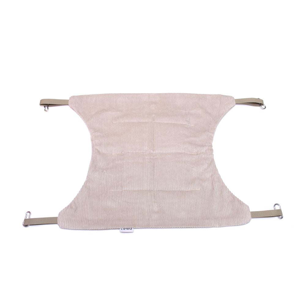 Hamac - Velours côtelé - Beige clair - 55 x 45 cm