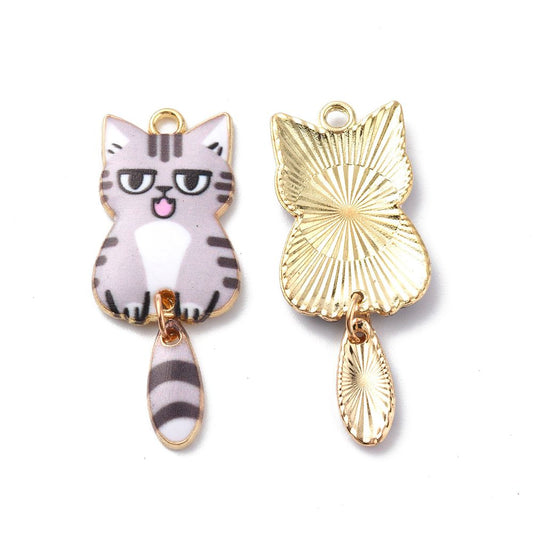 Pendentif en alliage - Chat