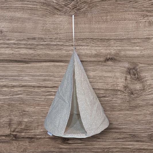 Tente plate - Beige à motifs