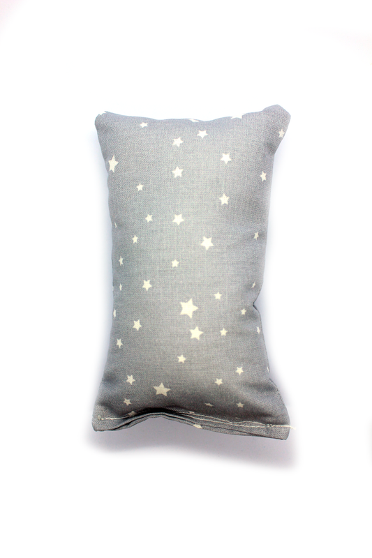 Coussin à la valériane - Moyen - Gris avec étoiles