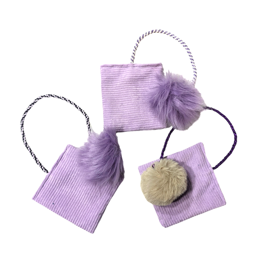 Scoubidou double à la valériane - Violet