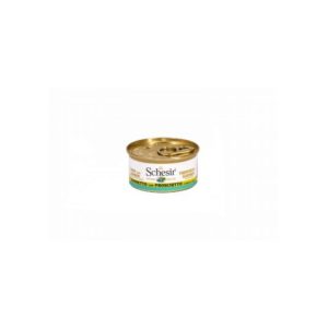 Schesir Cat (Bouillon) - Thon avec jambon - Boîte 70 g
