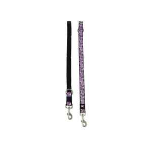 Laisse Trend Line violet/blanc