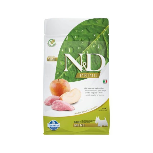 Farmina N&D Prime - Canine Adult Mini Sanglier & Pomme - Sac 800 g