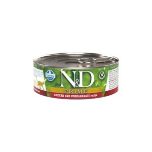 Farmina N&D Prime - Feline Adult Poulet & Grenade - Boîte 80 g