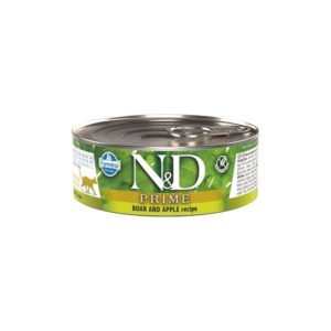Farmina N&D Prime - Feline Adult Sanglier & Pomme - Boîte 80 g