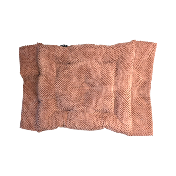 Coussin pour hamac double - pour arbre à chat - 57 x 41 cm - Velours gaufré vieux rose