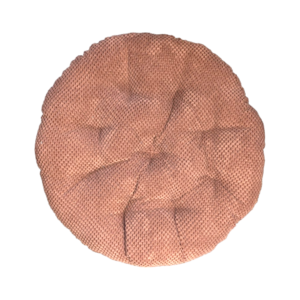 Coussin plat - pour arbre à chat - Ø 50 cm - Velours gaufré vieux rose