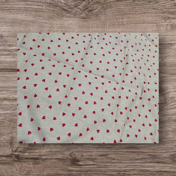 Hamac - Beige à coeurs rouges – Image 3